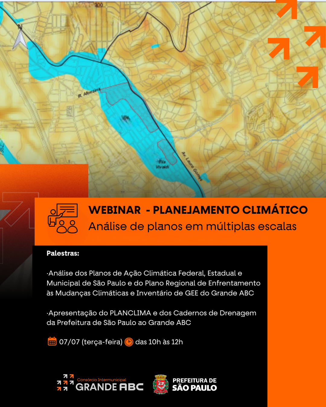 CONSÓRCIO ABC PROMOVE EVENTO ONLINE SOBRE PLANEJAMENTO CLIMÁTICO EM MÚLTIPLAS ESCALAS