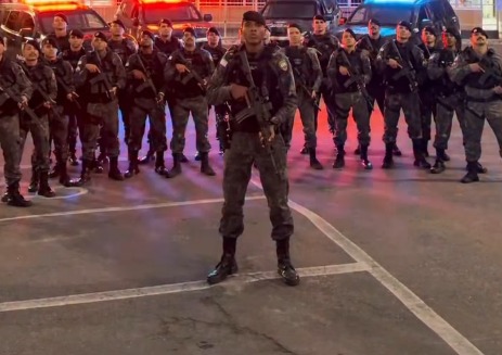 BATALHÃO DO ESPÍRITO SANTO ENVIA MENSAGEM DE APOIO A TENENTE DA ROTA BALEADO EM SÃO CAETANO