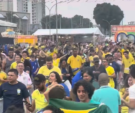 NESTE DOMINGO TEM BRASIL X NORUEGA EM TELÃO GIGANTE NO PAÇO MUNICIPAL DE SÃO BERNARDO
