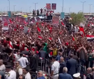 JOGADORES DO EGITO SÃO RECEBIDOS COMO HERÓIS APÓS MELHOR CAMPANHA DA HISTÓRIA EM COPAS