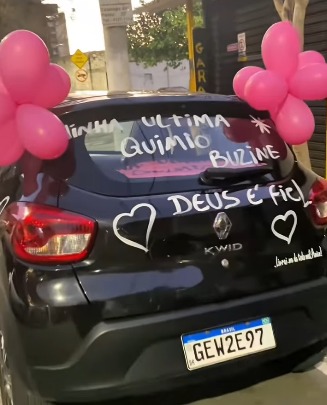 MORADORA DO BATISTINI COMEMORA FIM DA QUIMIOTERAPIA COM CARREATA E EMOCIONA SÃO BERNARDO