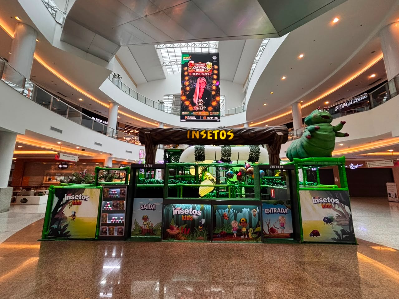 INSETOS KIDS: SÃO BERNARDO PLAZA TEM NOVA ATRAÇÃO INFANTIL PARA AS FÉRIAS ESCOLARES