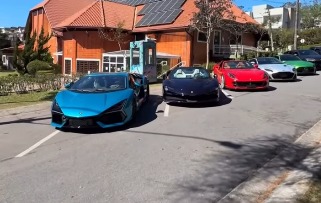 VÍDEO REVELA COLEÇÃO DE SUPERCARROS EM CONDOMÍNIO DE SÃO BERNARDO