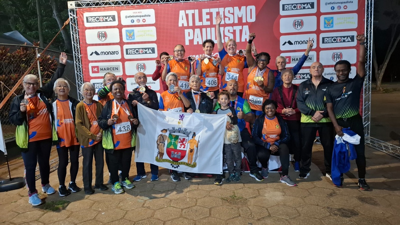 COM 85 MEDALHAS, SÃO BERNARDO CONQUISTA VICE-CAMPEONATO GERAL NO PAULISTA MASTER DE ATLETISMO