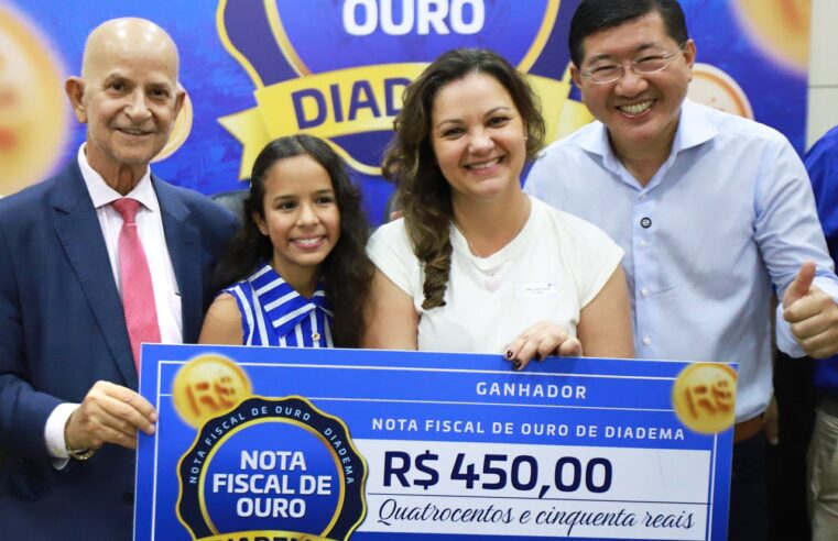 NOTA FISCAL DE OURO DE DIADEMA REALIZA MAIS UMA PREMIAÇÃO NESTA TERÇA (4/8)