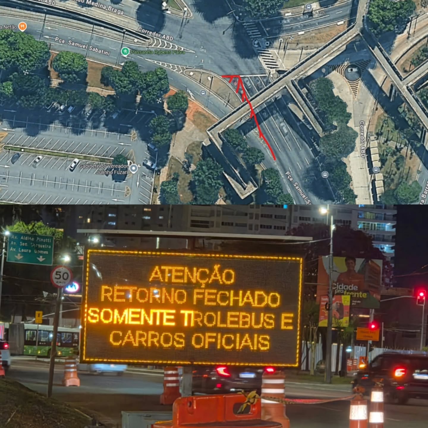 ACESSO À AVENIDA LUCAS NOGUEIRA GARCEZ SERÁ INTERDITADO A PARTIR DESTA SEGUNDA-FEIRA (20) EM SÃO BERNARDO
