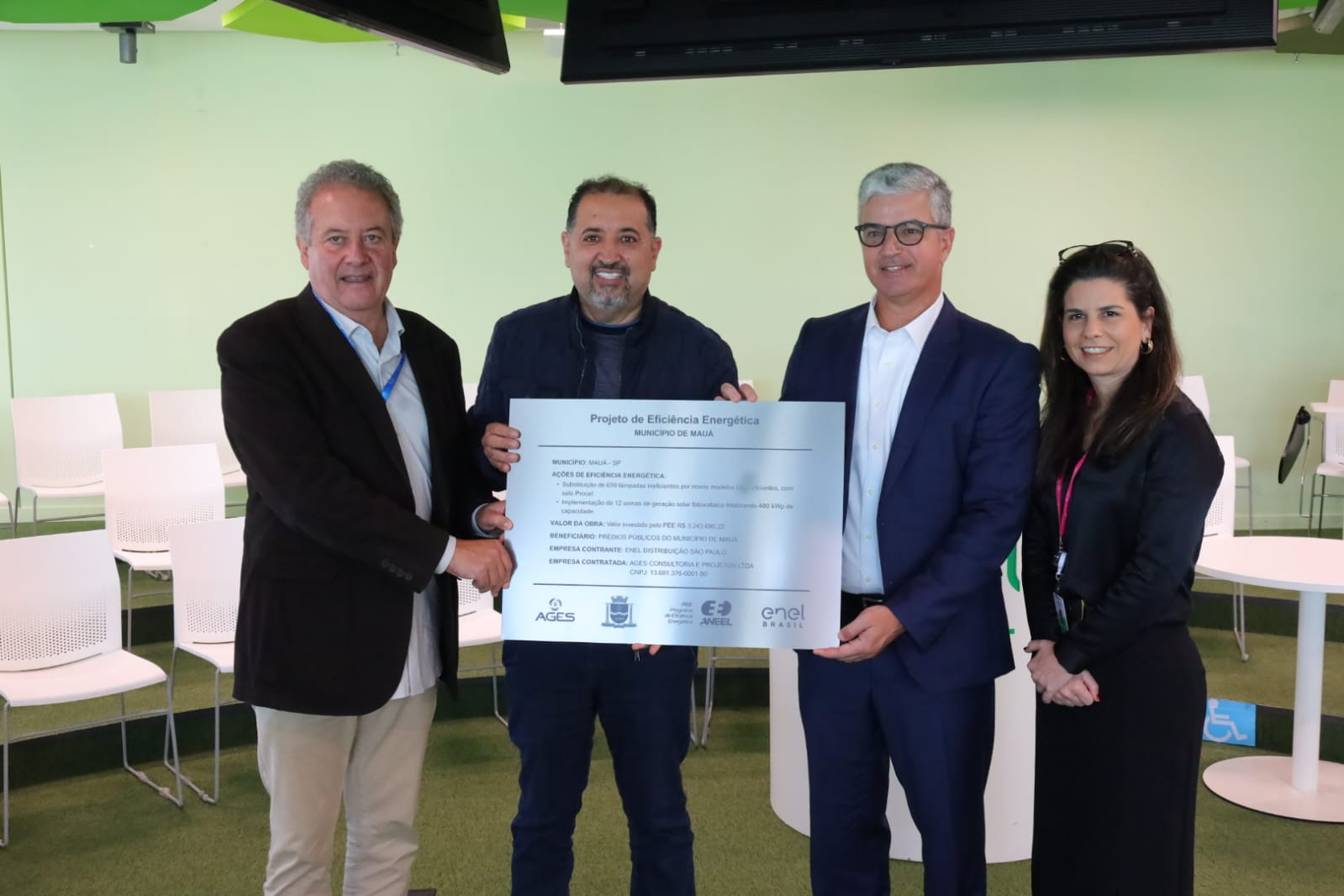 ENEL SP INVESTE R$ 3,2 MILHÕES EM PROJETO DE EFICIÊNCIA ENERGÉTICA EM MAUÁ