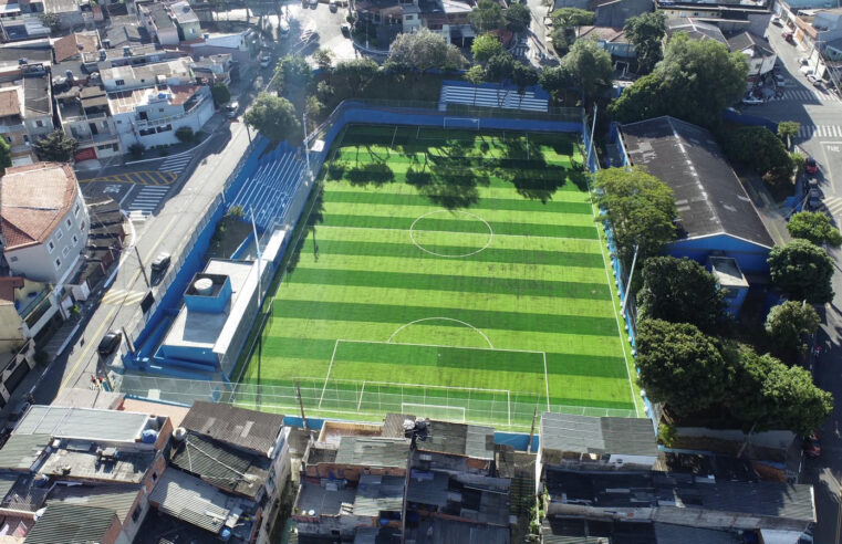 DIADEMA ENTREGA CAMPO DO JARDIM ABC REVITALIZADO E COM NOVO GRAMADO SINTÉTICO