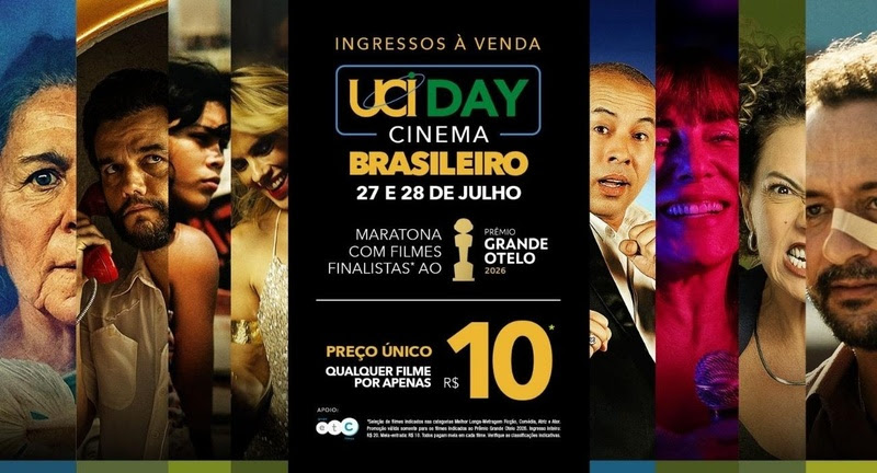 UCI DAY CINEMA BRASILEIRO, NO SHOPPING METRÓPOLE, PROMOVE MARATONA COM FILMES FINALISTAS DO PRÊMIO GRANDE OTELO 2026