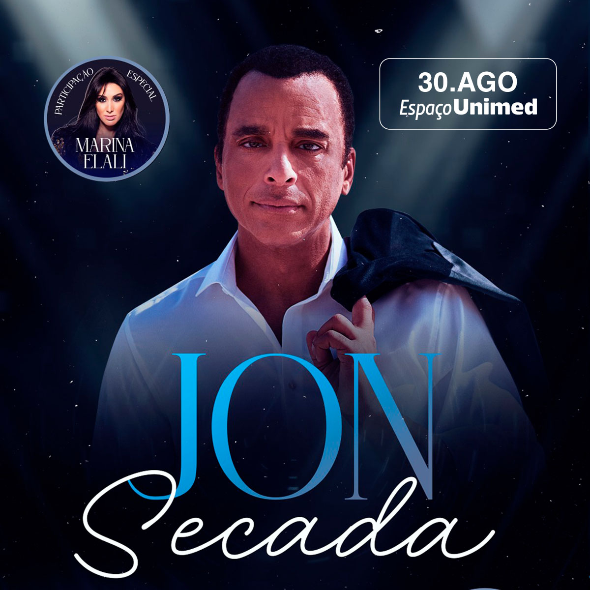 JON SECADA SE APRESENTA NESTE DOMINGO (30) NO ESPAÇO UNIMED