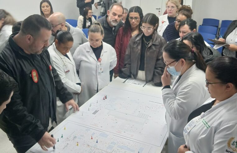 HOSPITAL DE CÂNCER DE SÃO BERNARDO REALIZA SIMULADO PARA TESTAR RESPOSTA A EMERGÊNCIAS