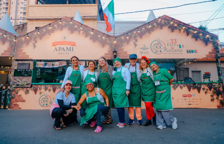 SEGUNDO FIM DE SEMANA DA 33ª FESTA ITALIANA CELEBRA TRADIÇÃO, SOLIDARIEDADE E CULTURA EM CLIMA FAMILIAR