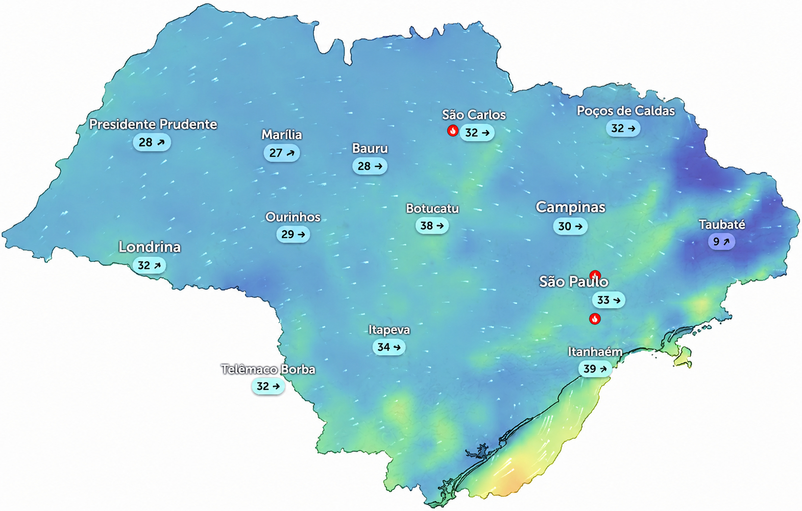 NOVO CICLONE DEVE MUDAR O TEMPO NO FIM DE SEMANA, MAS NÃO INDICA SITUAÇÃO EXTREMA, EXPLICA METEOROLOGISTA