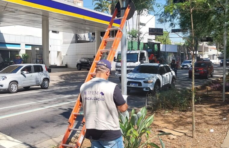 EM SANTO ANDRÉ, IPEM-SP VERIFICA RADAR NA AVENIDA PRESTES MAIA