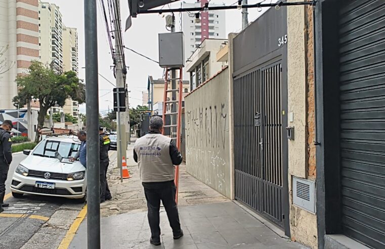 EM SÃO CAETANO DO SUL, IPEM-SP REALIZA VERIFICAÇÃO DE RADAR NA RUA ALEGRE