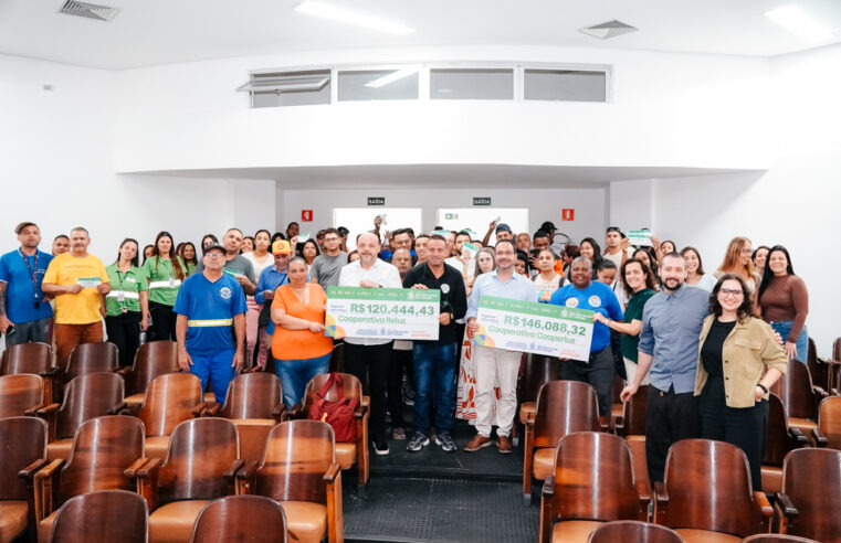 COOPERATIVAS DE SÃO BERNARDO RECICLAM MAIS DE 1,4 MIL TONELADAS DE MATERIAIS EM DOIS MESES