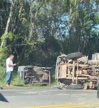GRAVE ACIDENTE É REGISTRADO NA RODOVIA ÍNDIO TIBIRIÇÁ NA MANHÃ DESTA QUARTA-FEIRA