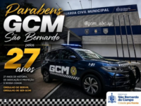 27 ANOS DA GUARDA CIVIL MUNICIPAL DE SÃO BERNARDO DO CAMPO