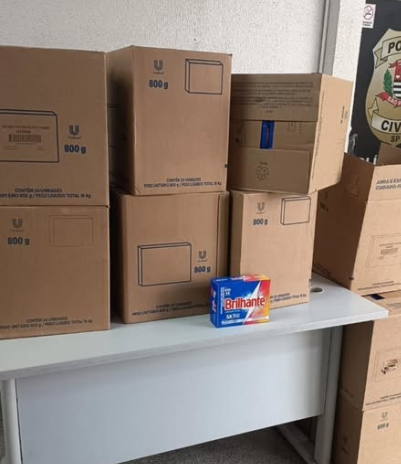 GCM PRENDE DUPLA COM 300 UNIDADES DE SABÃO EM PÓ FURTADAS DE ATACADÃO EM SÃO CAETANO