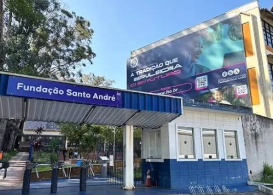 SUSPEITO DE TENTATIVA DE ROUBO CORRE EM DIREÇÃO À FUNDAÇÃO SANTO ANDRÉ E DEIXA ESTUDANTES EM ALERTA