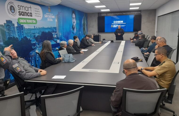 REUNIÃO DO COSEM ENFATIZA MOMENTO POSITIVO DA SEGURANÇA PÚBLICA PARA A SOCIEDADE DE SÃO CAETANO