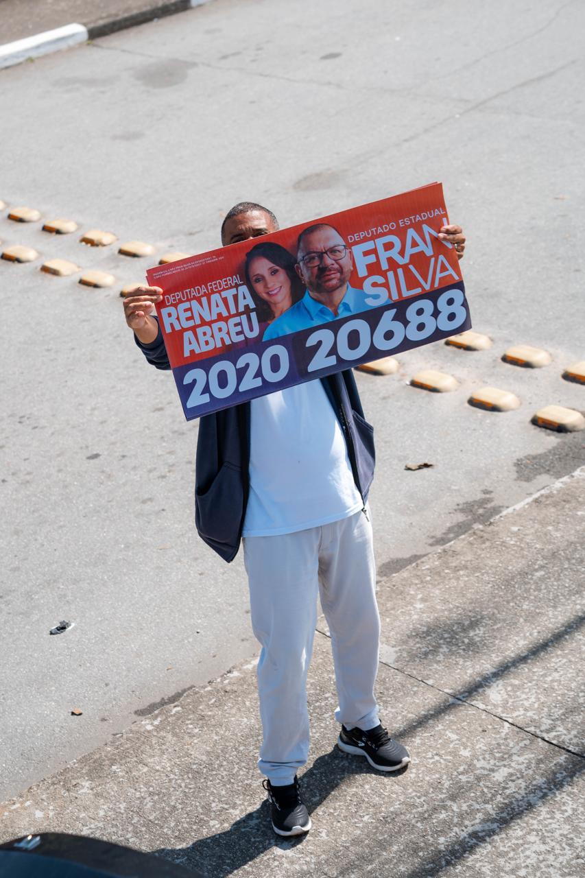 NO 1º DIA DE CAMPANHA EM SÃO BERNARDO, FRAN SILVA MOSTRA FORÇA E INICIA CAMINHADA A ESTADUAL EM SUAS ORIGENS, NO JD. CLÁUDIA