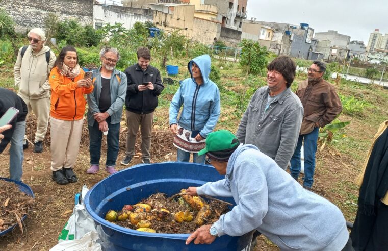 EM SÃO BERNARDO, INICIATIVA BUSCA FORTALECER AGRICULTURA URBANA, CAPACITAR TRABALHADORES E INCENTIVAR PRODUÇÃO DE ADUBO ORGÂNICO