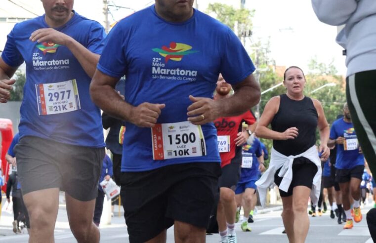 MEIA MARATONA DE SÃO BERNARDO REÚNE MAIS DE 10 MIL CORREDORES