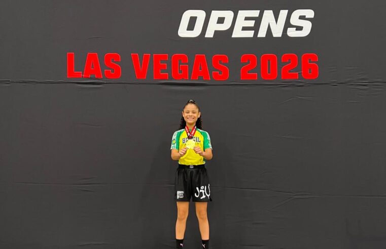 REBECA BEM-TE-VI CONQUISTA OURO E BRONZE EM COMPETIÇÃO INTERNACIONAL DE JIU-JÍTSU, EM LAS VEGAS, NOS EUA