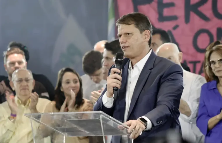 REPUBLICANOS LANÇA CANDIDATURA DE TARCÍSIO AO GOVERNO DE SÃO PAULO