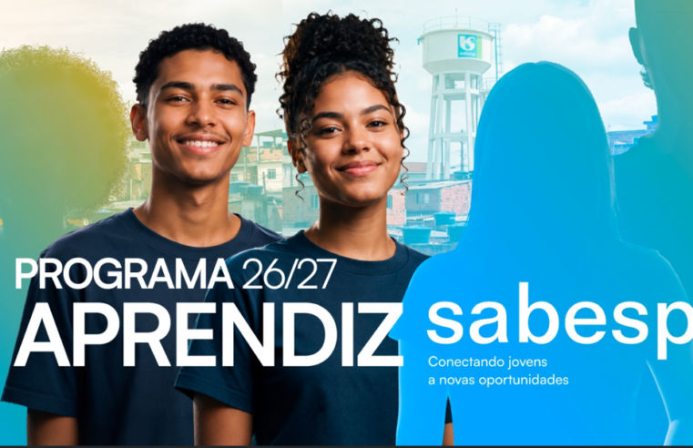 SABESP ABRE MAIS DE 250 VAGAS PARA JOVEM APRENDIZ E AMPLIA OPORTUNIDADES PARA JOVENS DE COMUNIDADES
