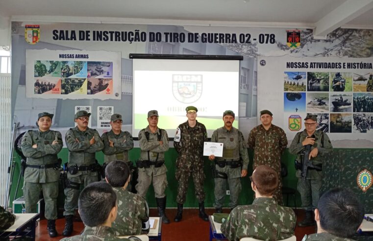 GCM DE SÃO BERNARDO PROMOVE CICLO DE PALESTRAS PARA TURMA DE 2026 DO TIRO DE GUERRA