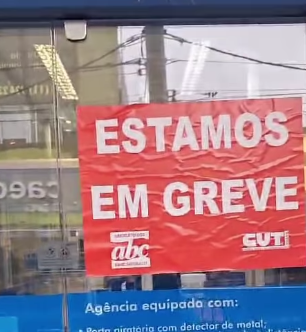 GREVE NA CAIXA: 50 AGÊNCIAS ESTÃO FECHADAS NO ABC