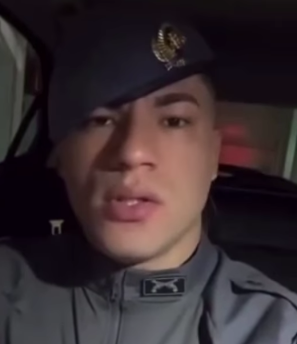 FALSO POLICIAL QUE VIRALIZOU FARDADO PEDE DESCULPAS E DIZ QUE FOI “BRINCADEIRA DE MAU GOSTO”