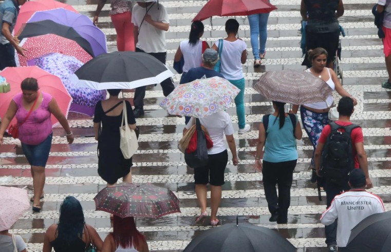 DEFESA CIVIL RENOVA ALERTA PARA CHUVAS FORTES ENTRE SEGUNDA-FEIRA (21) E QUARTA-FEIRA (23)