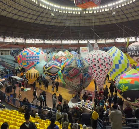 FESTIVAL DE PIPAS E EXPOSIÇÃO DE BALÕES SEM FOGO AGITAM O GINÁSIO POLIESPORTIVO NESTE FERIADO