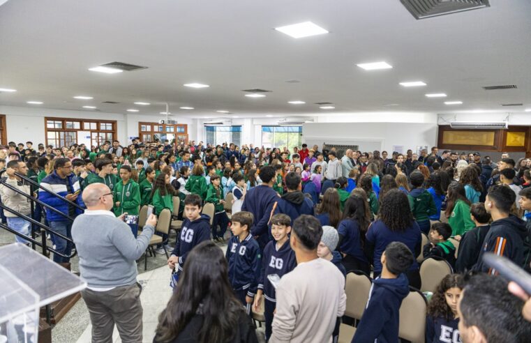 SÃO CAETANO REVIVE TEMPOS ÁUREOS E REALIZA ABERTURA DOS JOGOS ESCOLARES COM 300 PESSOAS ENTRE ALUNOS E PROFESSORES