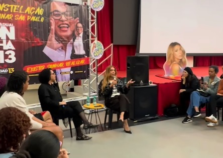 NEON CUNHA E ERIKA HILTON PARTICIPAM DE ENCONTRO NO SINDICATO DOS METALÚRGICOS DO ABC, EM SÃO BERNARDO