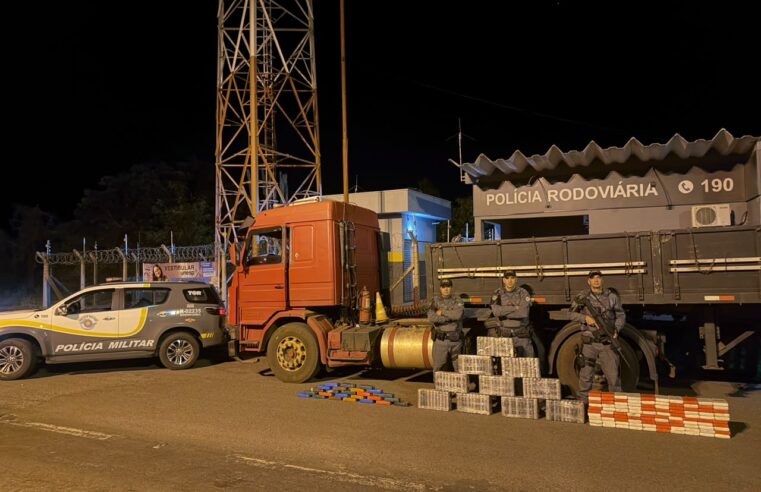 PM RODOVIÁRIA APREENDE 246 KG DE COCAÍNA E PASTA BASE EM CAMINHÃO NO INTERIOR DE SP