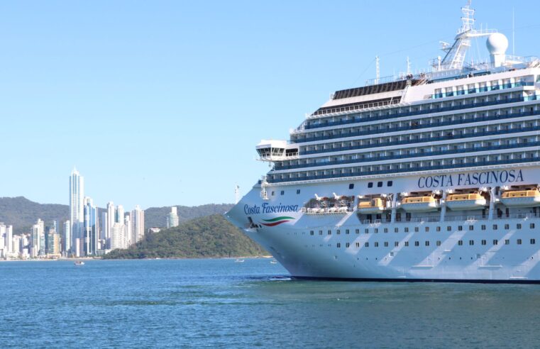 MAIS DE 365 MIL TURISTAS DE CRUZEIROS DEVEM DESEMBARCAR EM SC NESTA TEMPORADA E MOVIMENTAR O MERCADO IMOBILIÁRIO DO LITORAL