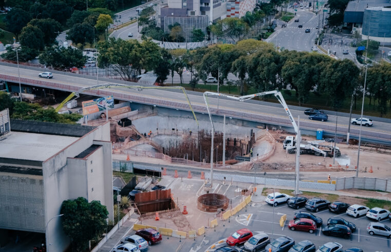 CONCRETAGEM DO VIADUTO ESTAIADO DO PAÇO COMEÇA A DAR FORMA AO MAIOR PROJETO DE MOBILIDADE DE SÃO BERNARDO