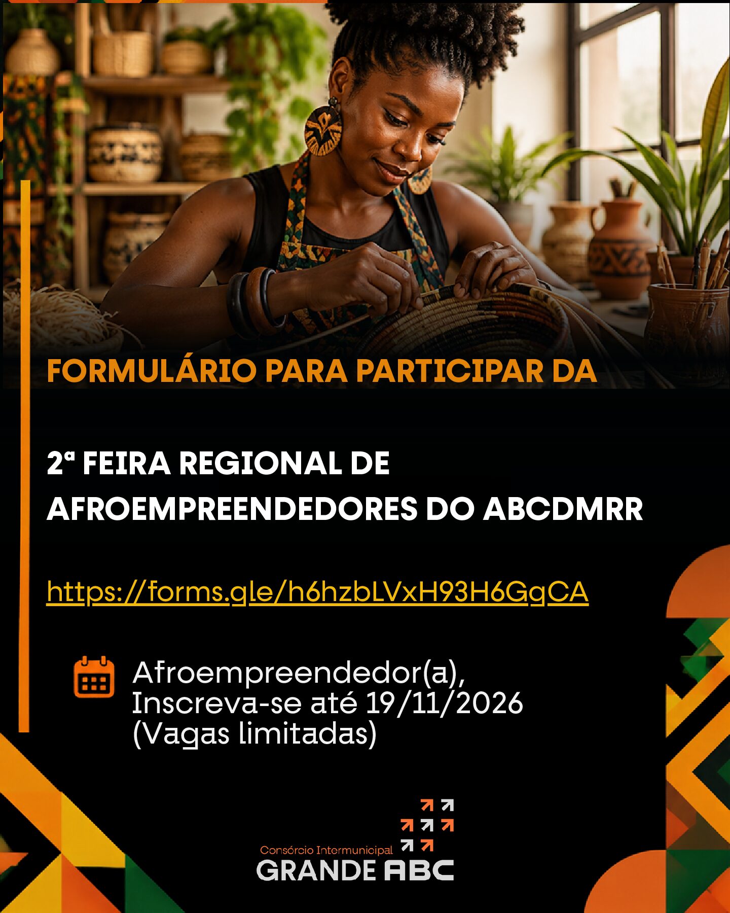 CONSÓRCIO ABC ABRE INSCRIÇÕES PARA AFROEMPREENDEDORES PARTICIPAREM DE FEIRA REGIONAL