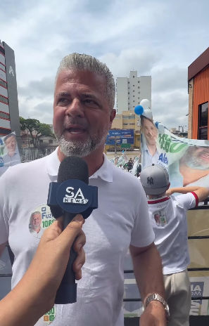 NA VÉSPERA DA ELEIÇÃO, JULINHO FUZARI REALIZA CAMINHADA COM SAÍDA PELA PRESTES MAIA