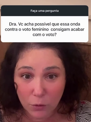 JUÍZA DE SÃO BERNARDO REPERCUTE NAS REDES AO EXPLICAR SE VOTO FEMININO PODE SER EXTINTO