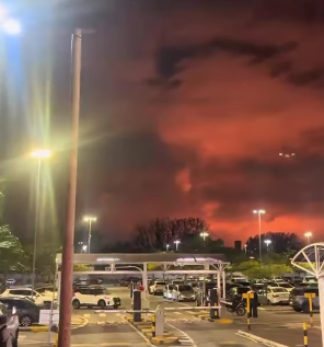 FLARE DA BRASKEM DEIXA CÉU AVERMELHADO EM SANTO ANDRÉ E VÍDEO VIRALIZA NO TIKTOK