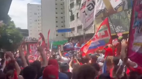 LULA E HADDAD FAZEM ÚLTIMO ATO DE CAMPANHA EM SÃO PAULO