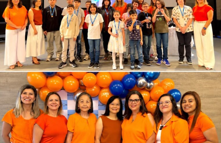 ALUNOS DO KUMON SÃO HOMENAGEADOS NA FÁBRICA DE CULTURA DE SÃO BERNARDO POR DEDICAÇÃO AOS ESTUDOS