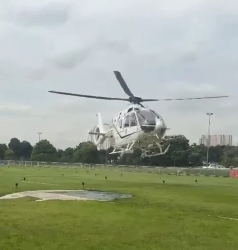 HELICÓPTEROS DA FORÇA AÉREA E DO EXÉRCITO POUSAM NA VOLKSWAGEN EM SÃO BERNARDO ÀS VÉSPERAS DO SEGUNDO TURNO